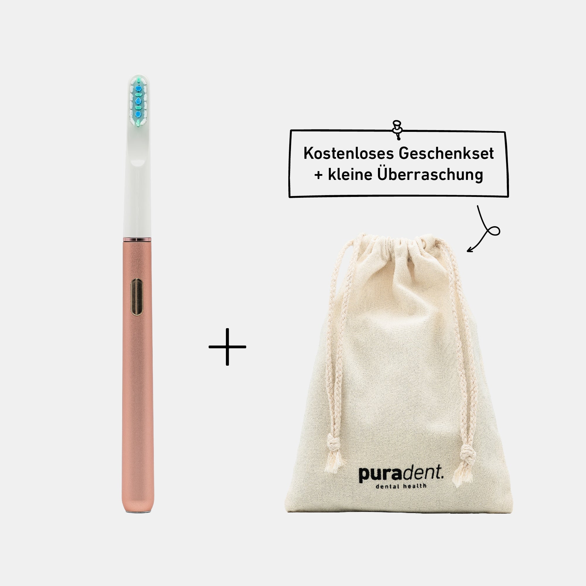MinimalOne Schallzahnbürste Altrosa